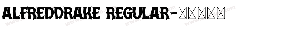 AlfredDrake Regular字体转换